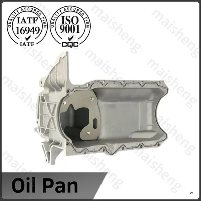 Internal baffle structure of heavy duty oil pan